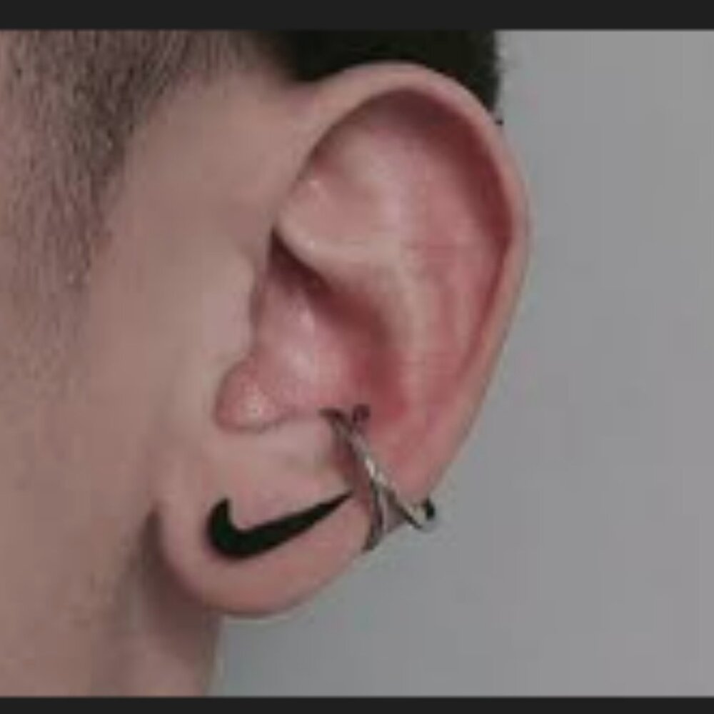 Mens NIKE Stud earrings